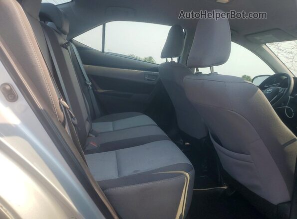 2T1BURHE4KC167214 2019 TOYOTA COROLLA Gray უკანა სავარძლების ხედი