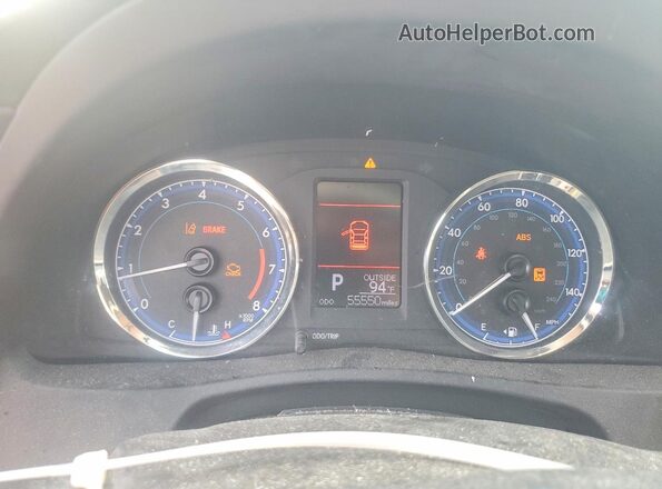 2T1BURHE4KC167214 2019 TOYOTA COROLLA Gray ხელსაწყოთა პანელის ხედი