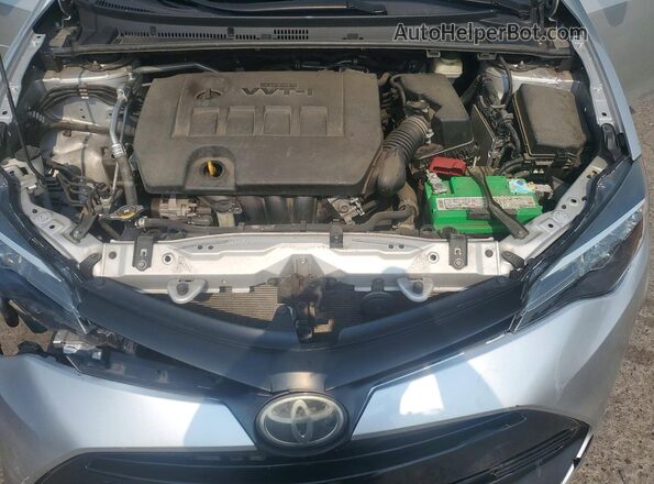 2T1BURHE4KC167214 2019 TOYOTA COROLLA Gray უკანა სალონის ხედი