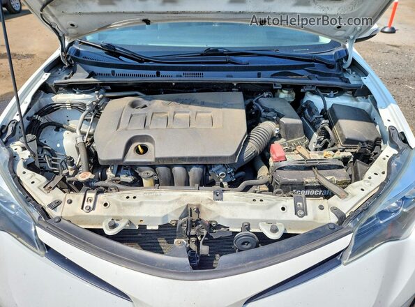 2T1BURHE4KC179380 2019 TOYOTA COROLLA White Vista interior trasera