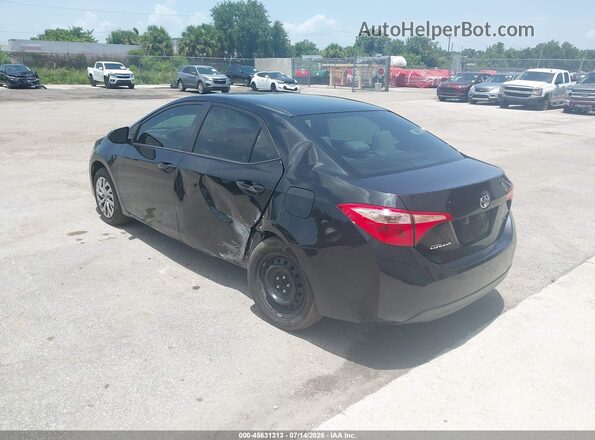 2T1BURHE4KC182814 2019 TOYOTA COROLLA Black Задня ліва чверть