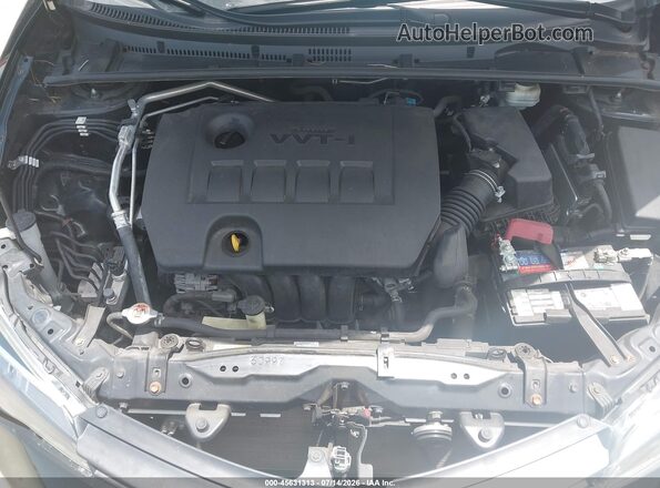 2T1BURHE4KC182814 2019 TOYOTA COROLLA Black Вид ззаду