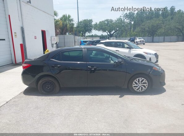 2T1BURHE4KC182814 2019 TOYOTA COROLLA Black Вид задньої частини салону