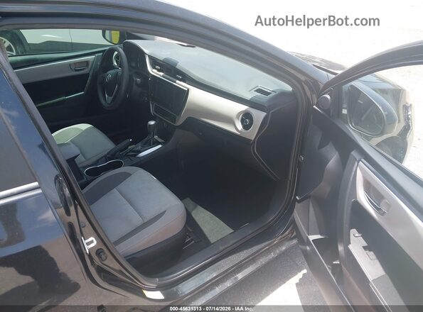 2T1BURHE4KC182814 2019 TOYOTA COROLLA Black Вид салону спереду