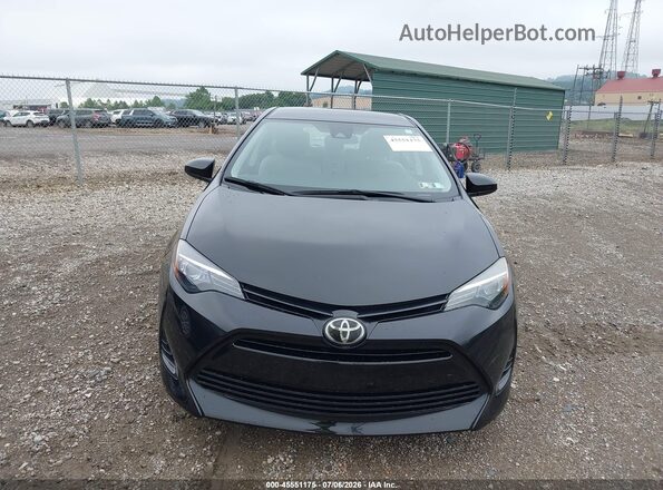 2T1BURHE4KC189990 2019 TOYOTA COROLLA Black Widok zestawu wskaźników