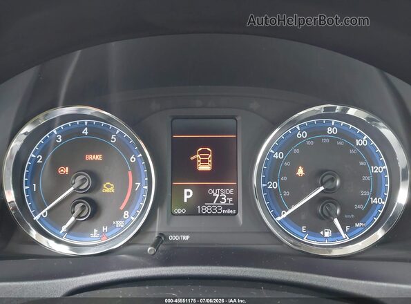 2T1BURHE4KC189990 2019 TOYOTA COROLLA Black Widok tylnych siedzeń