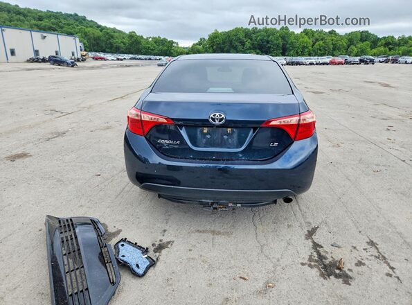 2T1BURHE4KC202527 2019 TOYOTA COROLLA Синий Вид сзади