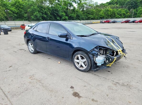 2T1BURHE4KC202527 2019 TOYOTA COROLLA Синий Передняя правая четверть