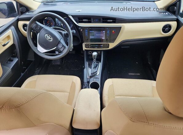 2T1BURHE4KC202527 2019 TOYOTA COROLLA Синий Вид панели приборов