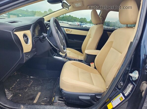 2T1BURHE4KC202527 2019 TOYOTA COROLLA Синий Вид салона спереди