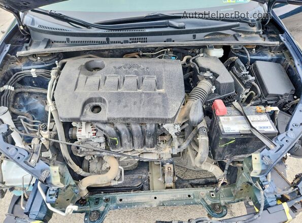2T1BURHE4KC202527 2019 TOYOTA COROLLA Синий Вид задней части салона