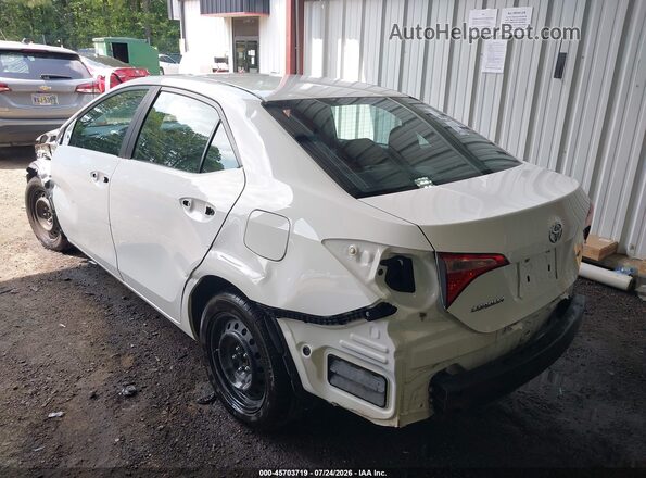 2T1BURHE4KC226858 2019 TOYOTA COROLLA White Rear left