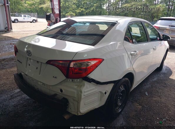 2T1BURHE4KC226858 2019 TOYOTA COROLLA White Rear right