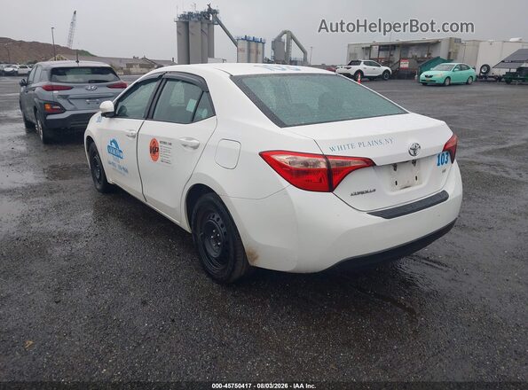 2T1BURHE4KC227766 2019 TOYOTA COROLLA White Rear left