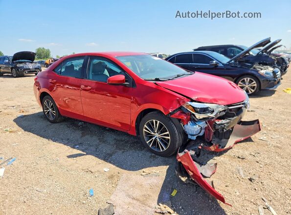 2T1BURHE5GC486726 2016 TOYOTA COROLLA Red Front right
