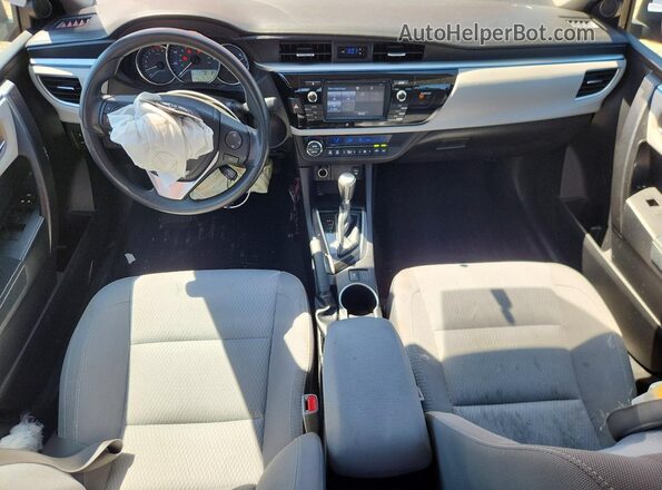 2T1BURHE5GC486726 2016 TOYOTA COROLLA Red Dashboard view