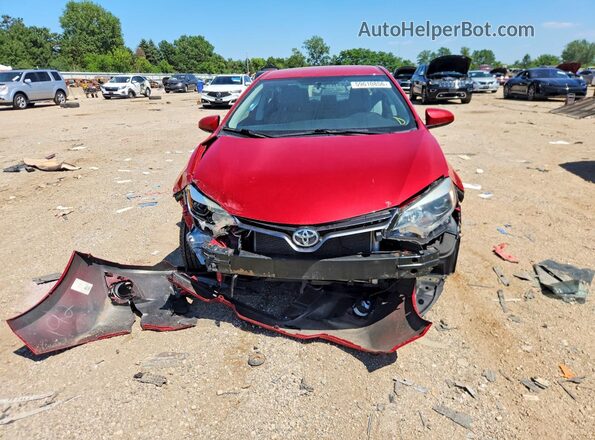 2T1BURHE5GC486726 2016 TOYOTA COROLLA Red Front view
