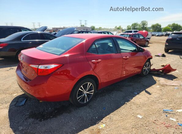 2T1BURHE5GC486726 2016 TOYOTA COROLLA Red Rear right