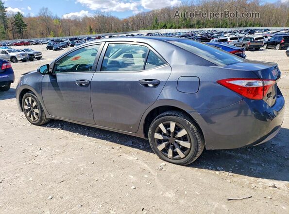 2T1BURHE5GC494938 2016 TOYOTA COROLLA Gray Trasero izquierdo