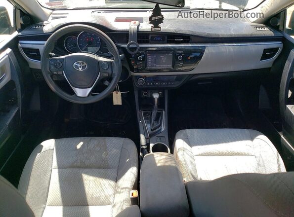 2T1BURHE5GC494938 2016 TOYOTA COROLLA Gray Vista del salpicadero