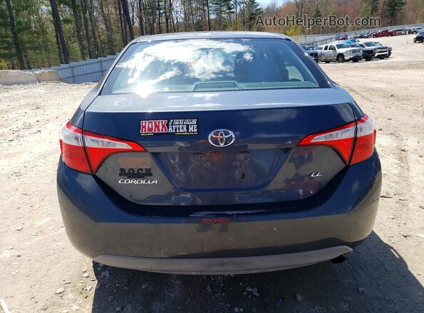 2T1BURHE5GC494938 2016 TOYOTA COROLLA Gray Vista trasera