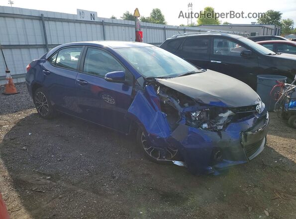 2T1BURHE5GC501483 2016 TOYOTA COROLLA Blue Front right