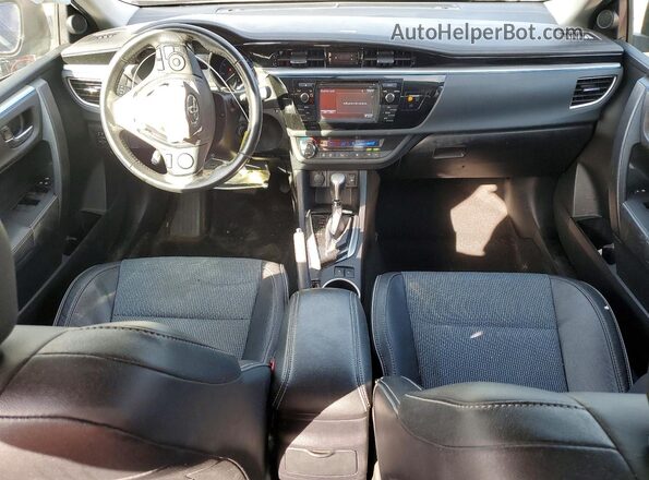 2T1BURHE5GC501483 2016 TOYOTA COROLLA Blue Dashboard view