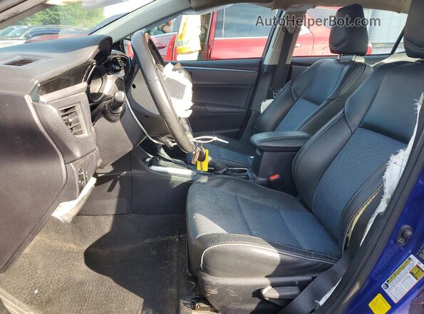 2T1BURHE5GC501483 2016 TOYOTA COROLLA Blue Front interior view
