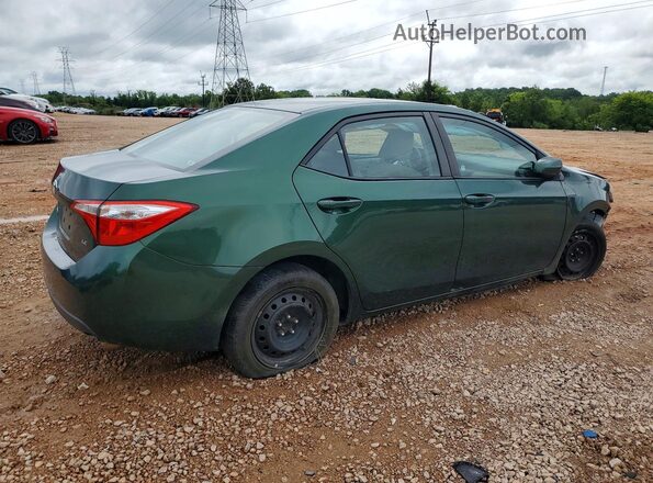 2T1BURHE5GC509454 2016 TOYOTA COROLLA Green Հետևի աջ