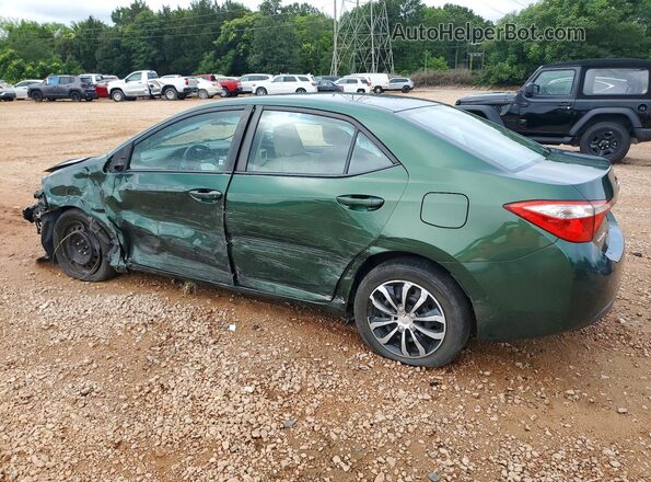 2T1BURHE5GC509454 2016 TOYOTA COROLLA Green Հետևի ձախ
