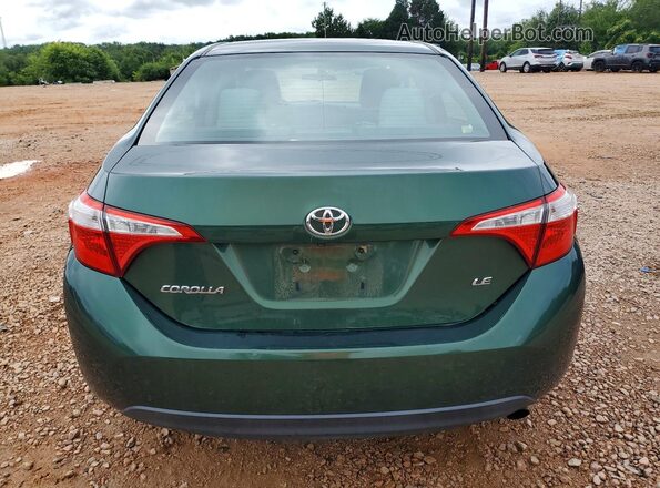 2T1BURHE5GC509454 2016 TOYOTA COROLLA Green Հետևի տեսք