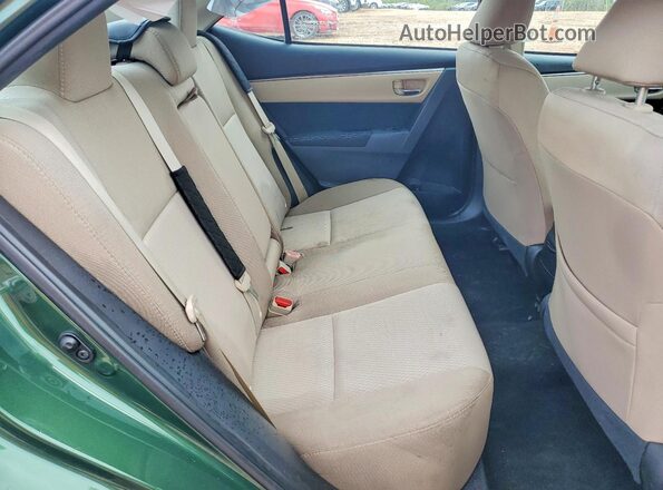 2T1BURHE5GC509454 2016 TOYOTA COROLLA Green Հետևի նստատեղերի տեսք