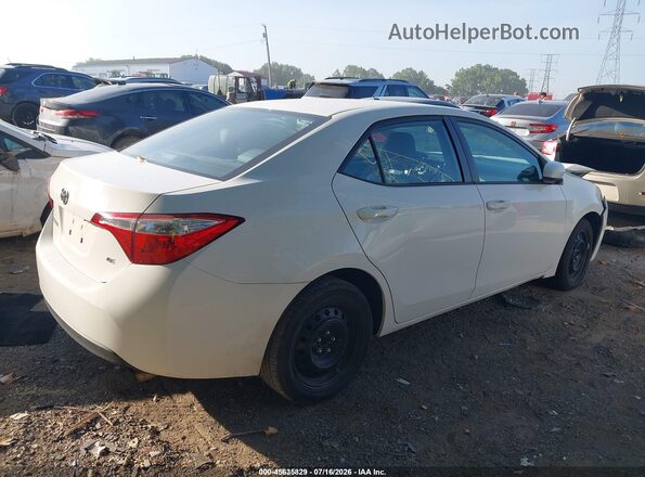 2T1BURHE5GC513309 2016 TOYOTA COROLLA Белый Задняя правая четверть