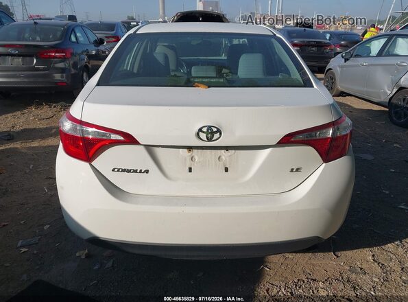 2T1BURHE5GC513309 2016 TOYOTA COROLLA Белый 