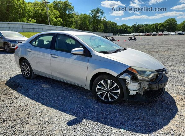 2T1BURHE5GC519160 2016 TOYOTA COROLLA Серебряный Передняя правая четверть