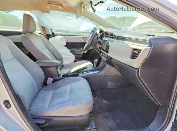 2T1BURHE5GC519160 2016 TOYOTA COROLLA Серебряный Вид салона спереди