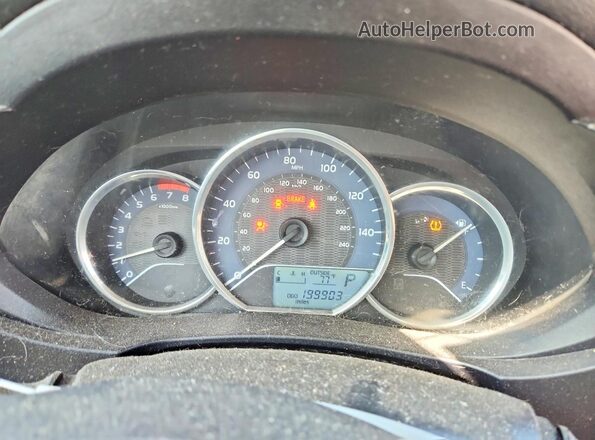 2T1BURHE5GC519160 2016 TOYOTA COROLLA Серебряный Вид щитка приборов