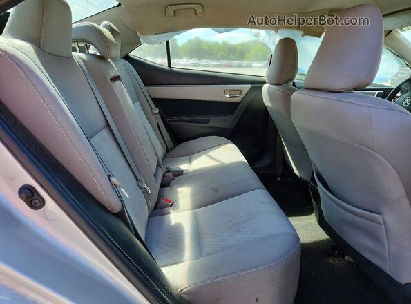 2T1BURHE5GC519160 2016 TOYOTA COROLLA Серебряный Вид задних сидений