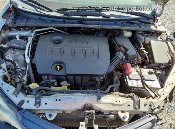 2T1BURHE5GC519160 2016 TOYOTA COROLLA Серебряный Вид задней части салона