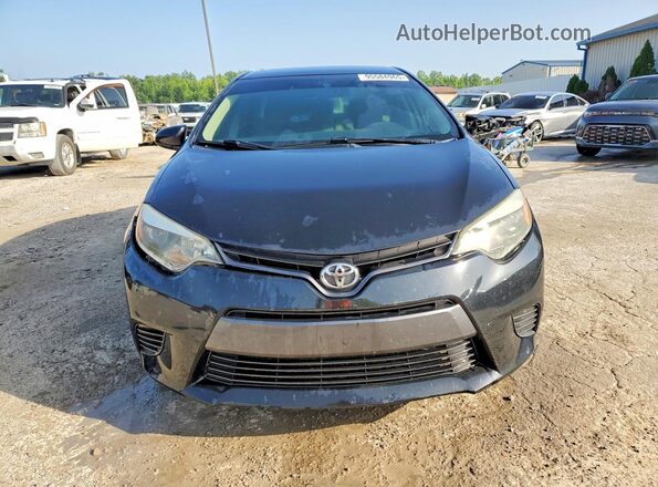 2T1BURHE5GC527128 2016 TOYOTA COROLLA Black Front view
