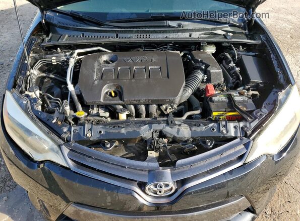 2T1BURHE5GC527128 2016 TOYOTA COROLLA Black Rear interior view
