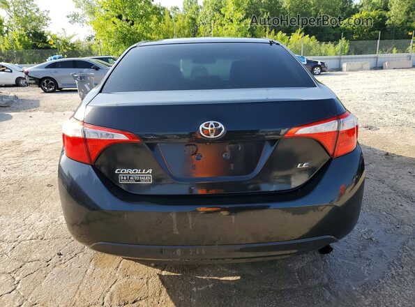 2T1BURHE5GC527128 2016 TOYOTA COROLLA Black Rear view