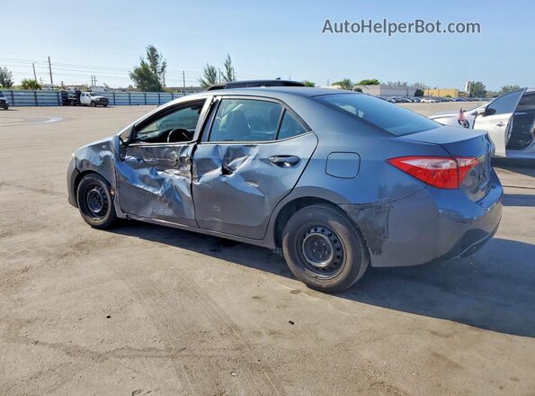 2T1BURHE5GC551722 2016 TOYOTA COROLLA Gray Trasero izquierdo