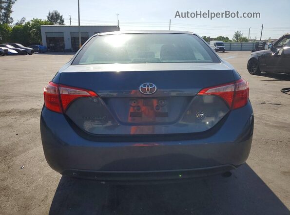 2T1BURHE5GC551722 2016 TOYOTA COROLLA Gray Vista trasera