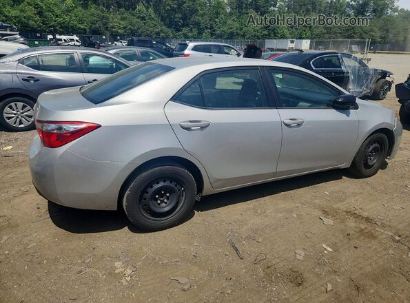2T1BURHE5GC577477 2016 TOYOTA COROLLA Silver Հետևի աջ