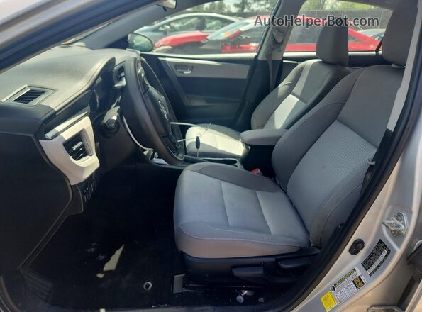 2T1BURHE5GC577477 2016 TOYOTA COROLLA Silver Սալոնի դիմացի տեսք