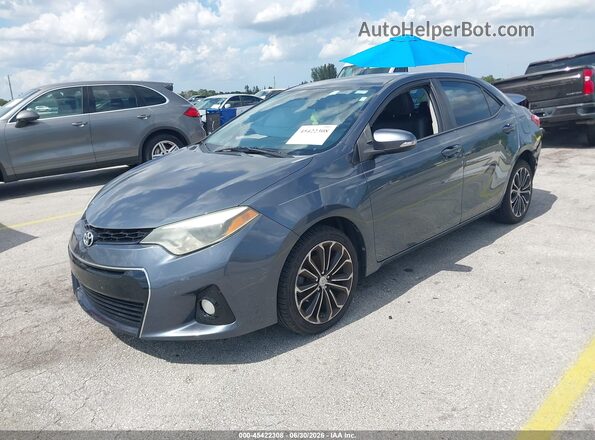 2T1BURHE5GC589564 2016 TOYOTA COROLLA Gray Առջևի ձախ երեք քառորդ տեսարան