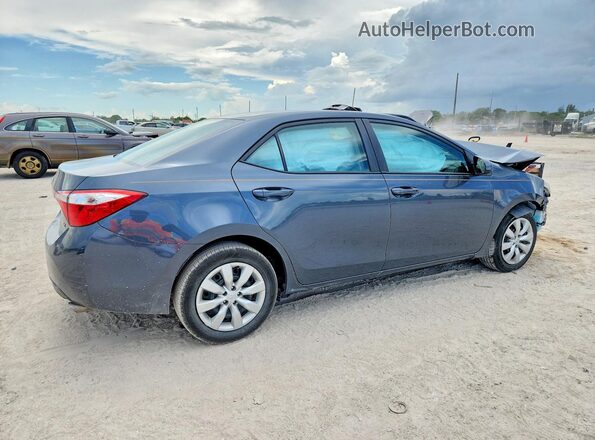 2T1BURHE5GC589998 2016 TOYOTA COROLLA Gray Tył prawy