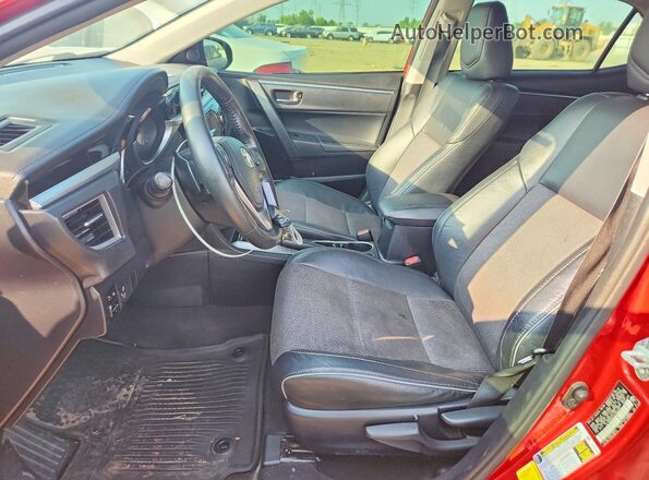 2T1BURHE5GC595946 2016 TOYOTA COROLLA Red Front interior view