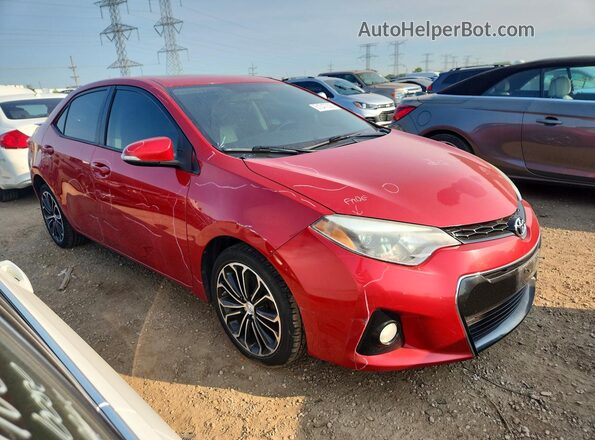 2T1BURHE5GC595946 2016 TOYOTA COROLLA Red Front right